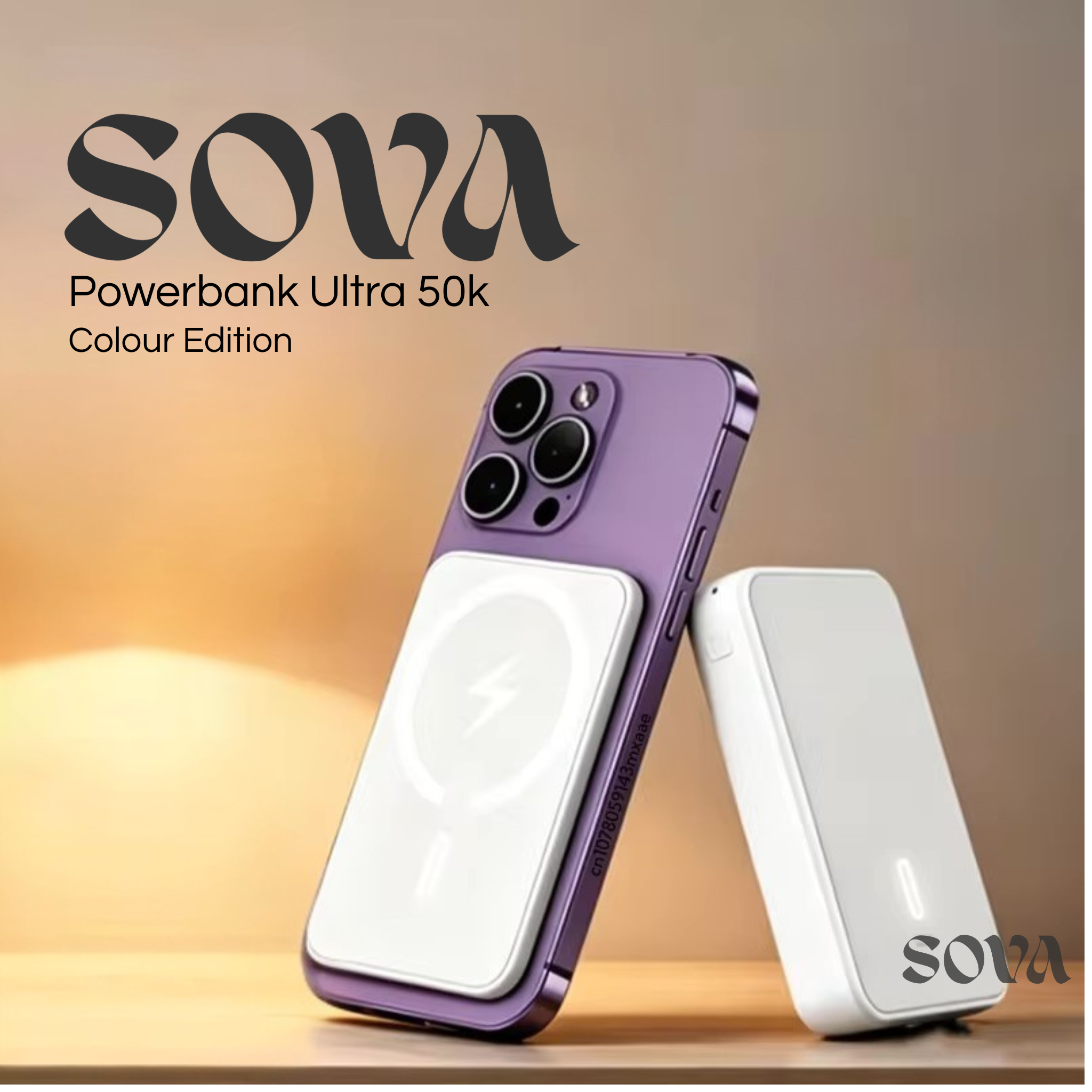 Sova PowerBank Ultra 50K — Colour Edition